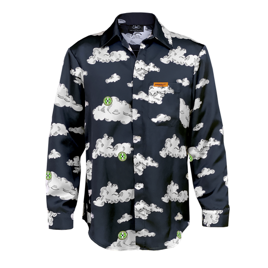 Bare Breeze Black Cloud Silk Shirt