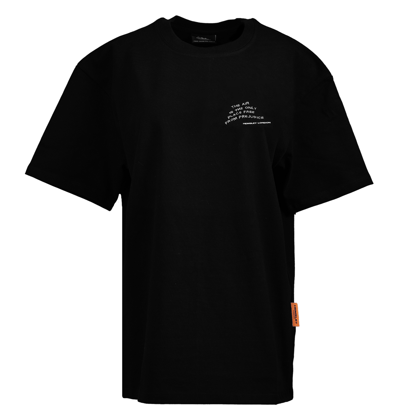 "FREE FROM PREJUDICE” Black T-Shirt